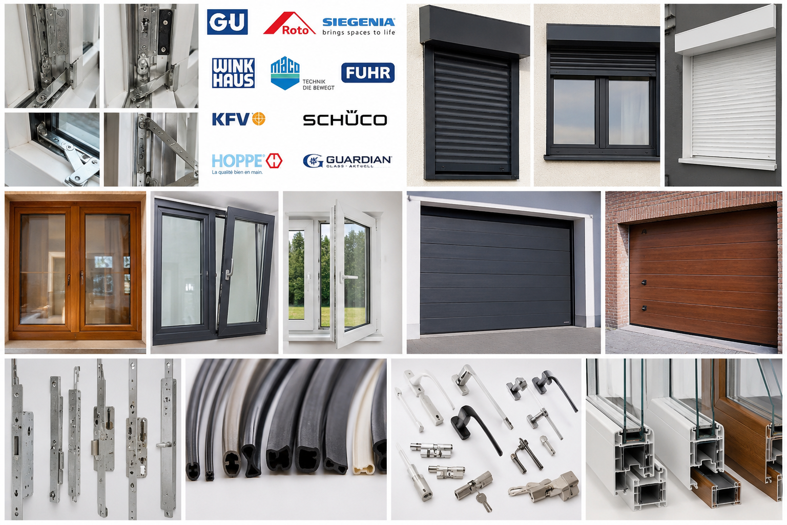 Porte bois gonflée Velux - photo generale de chaque page commune